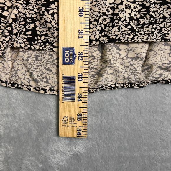 Japna Boho Midi Floral Skirt Womens Medium Feminine Soft Girl Teacher Artsy - Picture 4 of 5